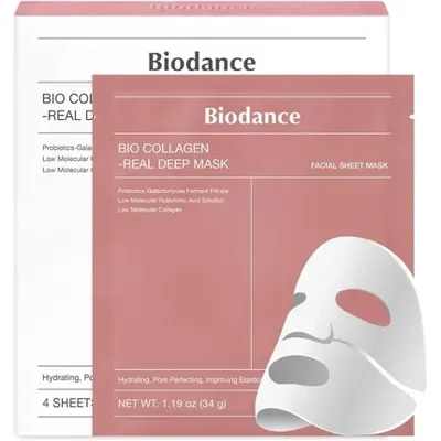 Biodance Bio-Collagen Real Deep Sheet Maskers 4 x 34g