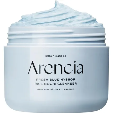 Arencia Fresh Blue Hyssop Rice Mochi Cleanser 120g